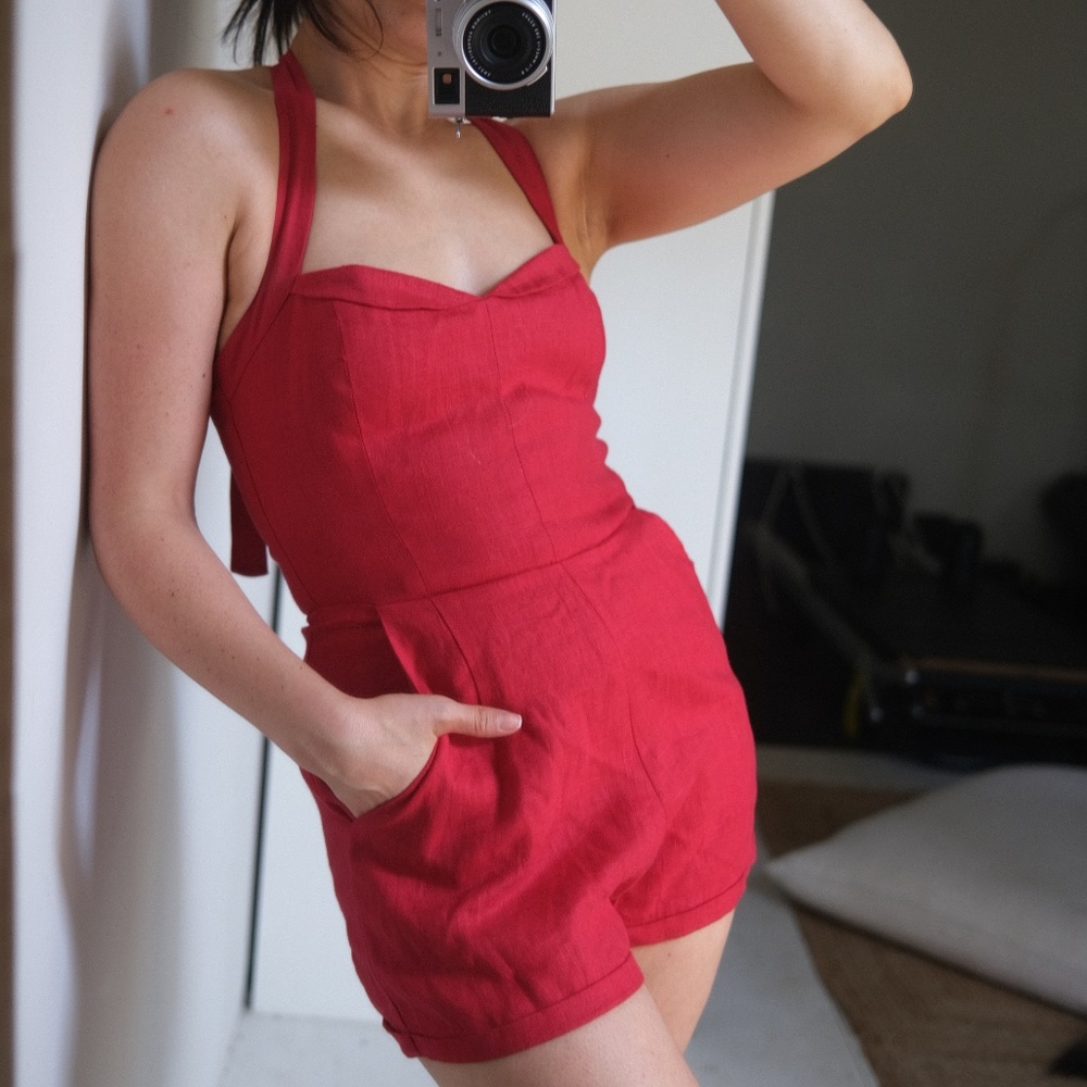 Reformation romper shorts